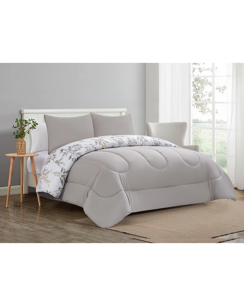 Highline Bedding Co. Rosenne Reversible 3-Pc. Comforter Set