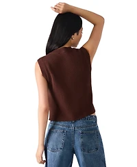 Steve Madden Women's Aliya Sleeveless Knit Sweater Vest