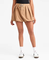 Bar Iii Women's Tie-Waist Bubble-Hem Mini Skirt, Macy's Exclusive