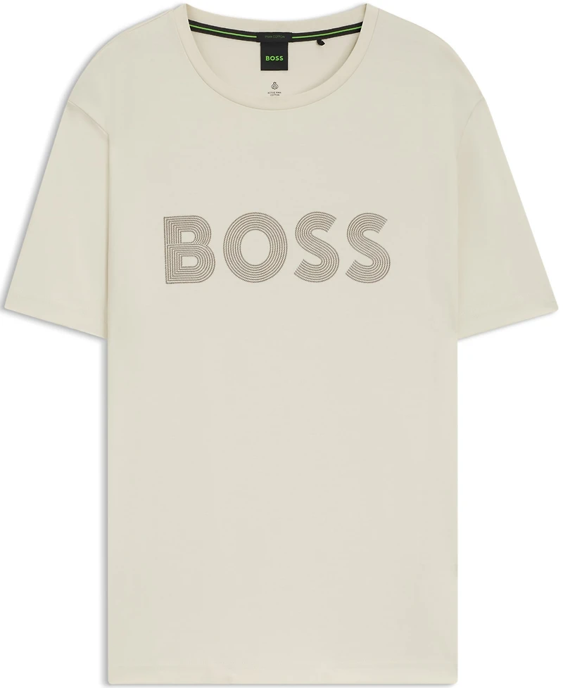 Boss by Hugo Men's Gloss Logo Pima-Cotton T-Shirt