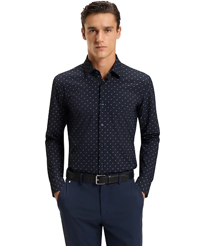 Boss by Hugo Men's Performance-Stretch Slim-Fit Dress Shirt