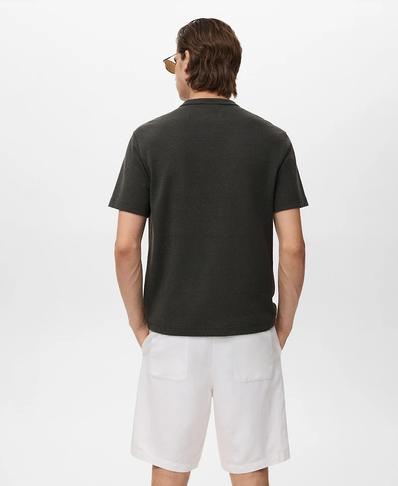 Mango Men's Fine-Knit T-Shirt
