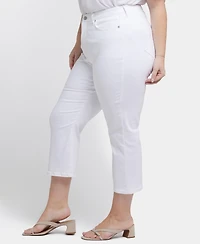 Nydj Plus Joni Relaxed Capri Jeans