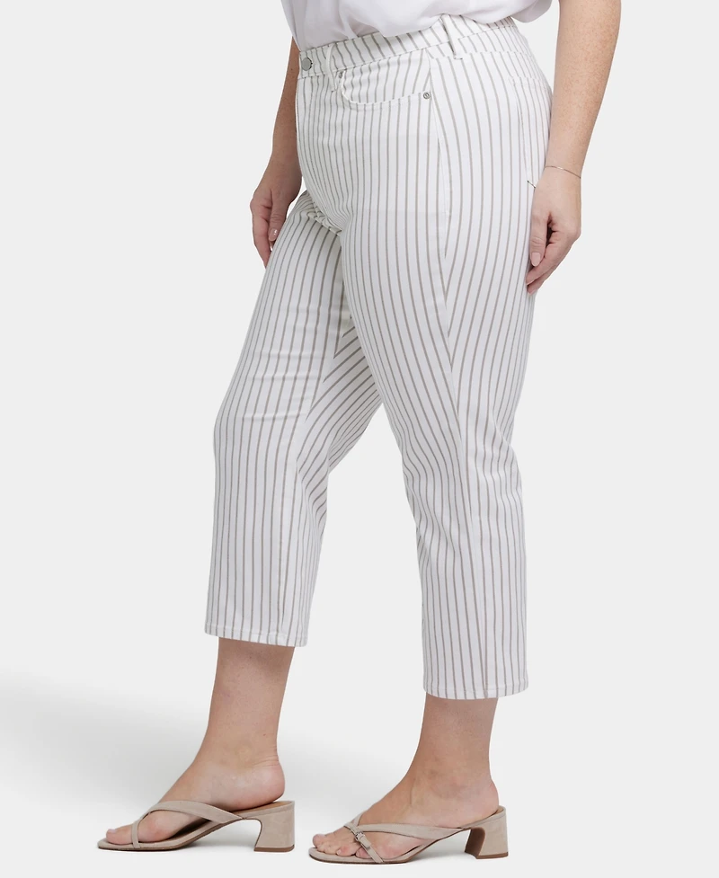 Nydj Plus Joni Relaxed Capri Jeans