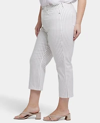 Nydj Plus Joni Relaxed Capri Jeans