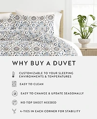 ienjoy Home Rustic Retreat All Season 3-Pc. Duvet Cover Set, Full/Queen