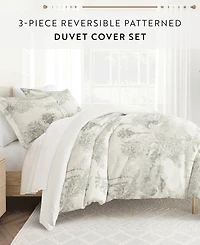 ienjoy Home Timeless Pattern Reversible 3-Pc. Duvet Cover Set