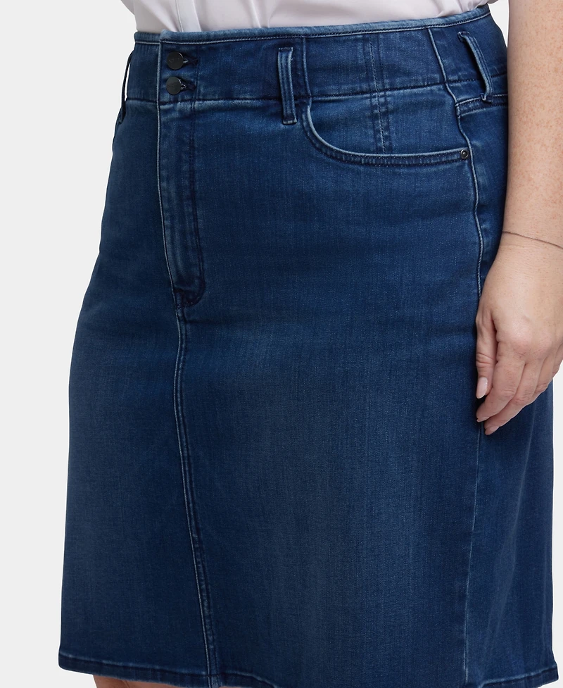 Nydj Plus Size High Waist Skirt