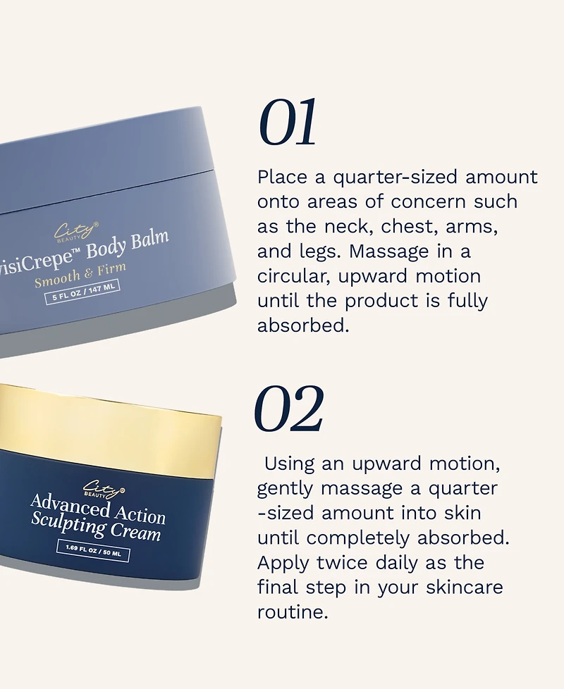 City Beauty InvisiCrepe Body Balm and Sculpting Cream