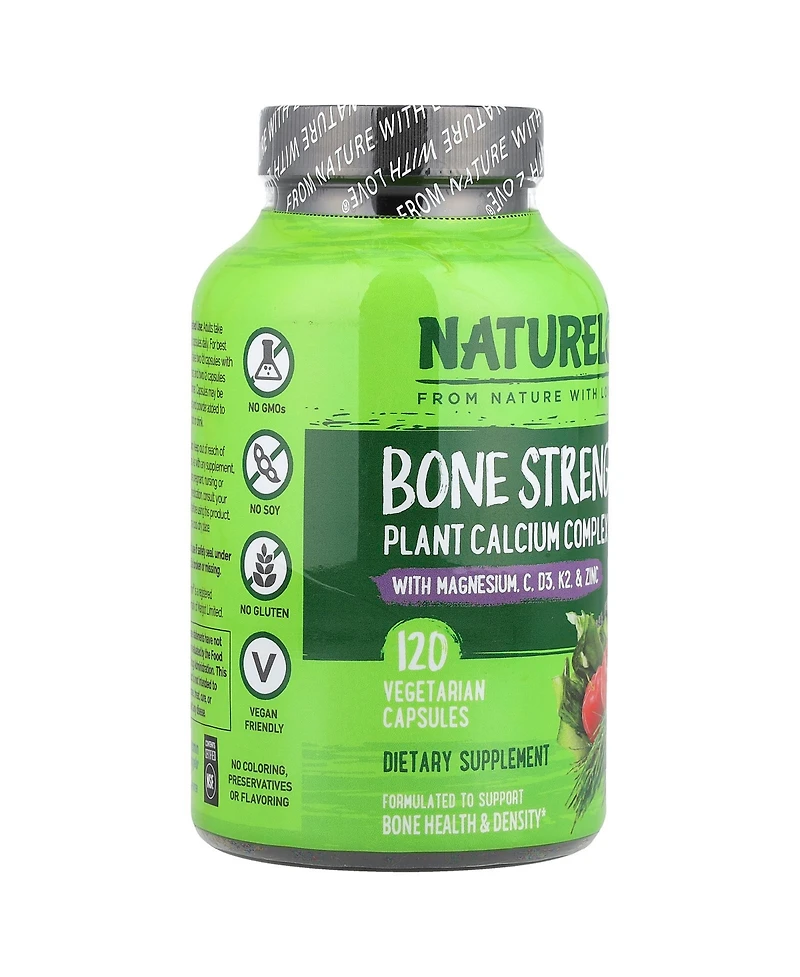 Naturelo Bone Strength Plant Calcium Complex