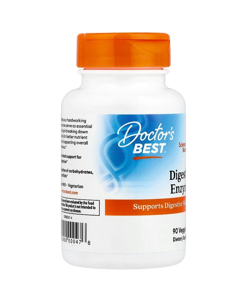 Doctor's Best Digestive Enzymes - 90 Veggie Caps