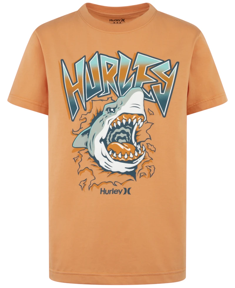 Hurley Big Boys Shark Printed T-Shirt