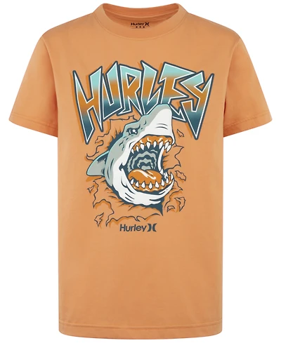 Hurley Big Boys Shark Printed T-Shirt