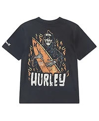 Hurley Big Boys Surfy Skully Crewneck T-Shirt