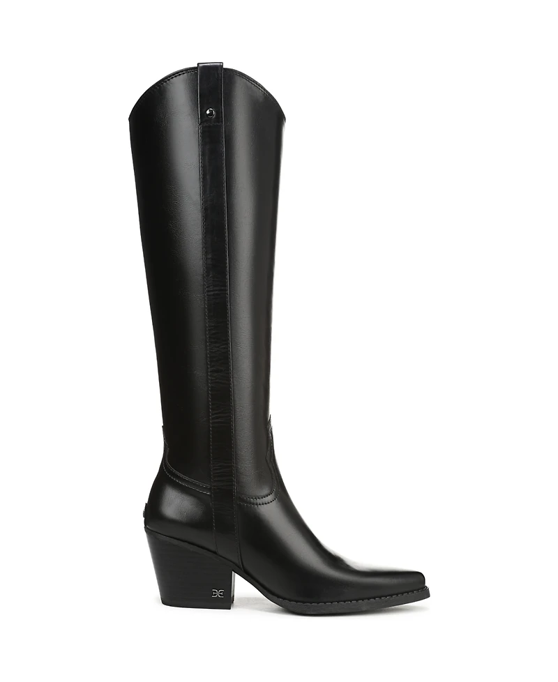 Sam Edelman Women's Wyatt Wide-Calf Riding Boot