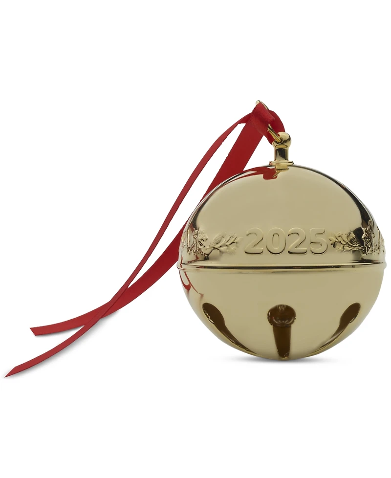 Wallace 2025 Gold-Plated Sleigh Bell Ornament, 36th Edition