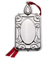 Wallace 2025 Silver-Plated Engravable Candle Ornament, 13th Edition
