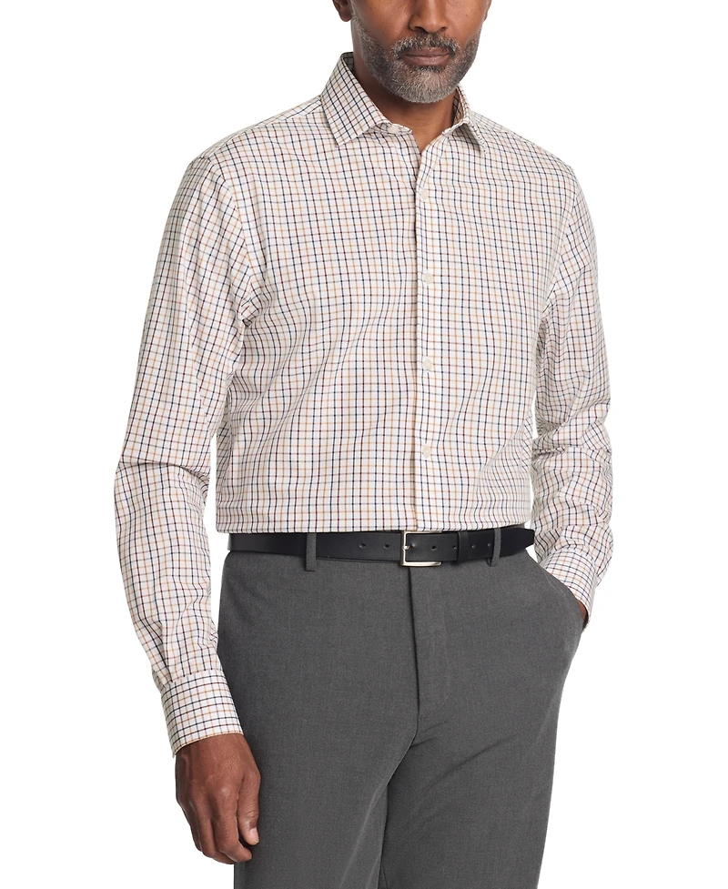 Tommy Hilfiger Men's Regular Fit Spread Collar Dress Shirt