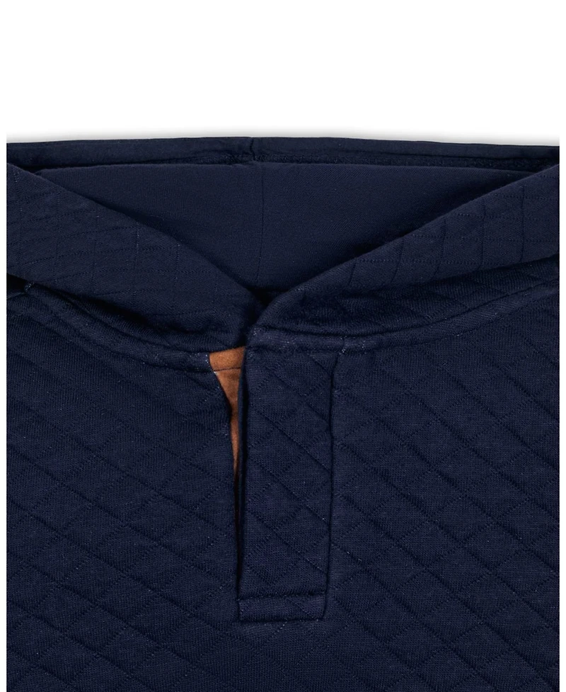Hope & Henry Little and Big Boys' Quilted Hooded Sweatshirt