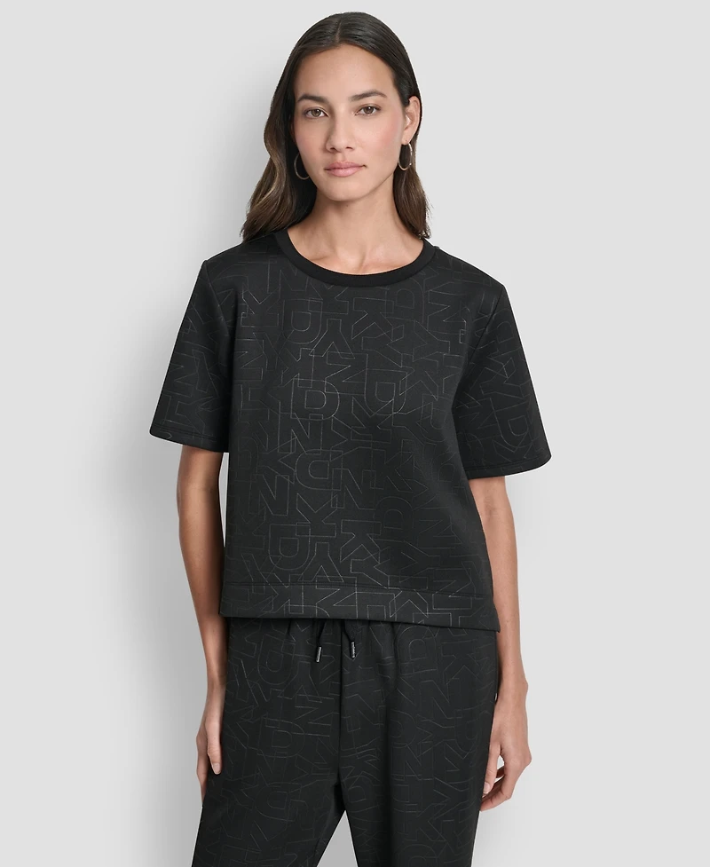 Dkny Women's Short Sleeve Crewneck T-Shirt