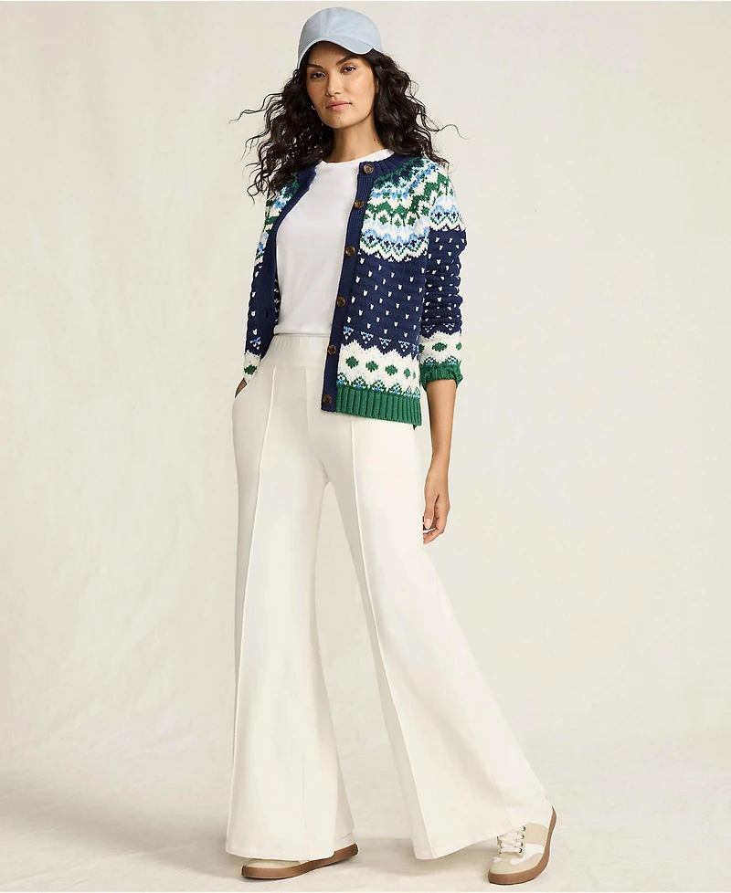 Lands' End Women's Starfish High Rise Palazzo Pants