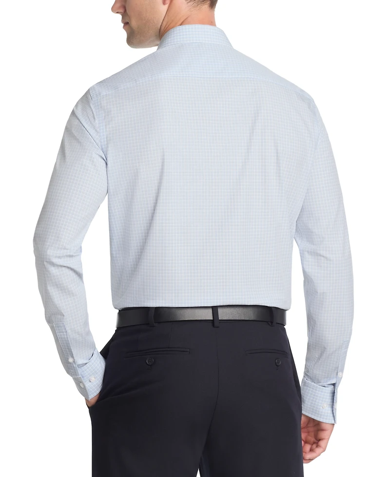 Calvin Klein Men's Multi Spread Collar Dress Shirt