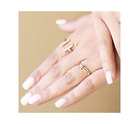 The Lovery Golden Bar Ring 14K Gold