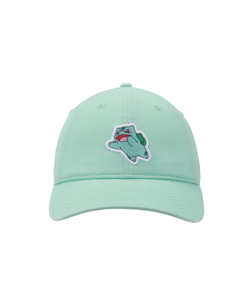 Pokemon Bulbasaur Printed Patch Green Unstructured Baseball Cap