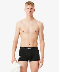 Lacoste Men's 3-Pack Regular-Fit Big Croc Logo Trunk Underwear