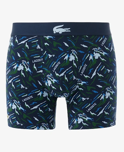 Lacoste Men's Regular Fit Logo Waistband Boxer Briefs