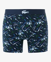 Lacoste Men's Regular Fit Logo Waistband Boxer Briefs