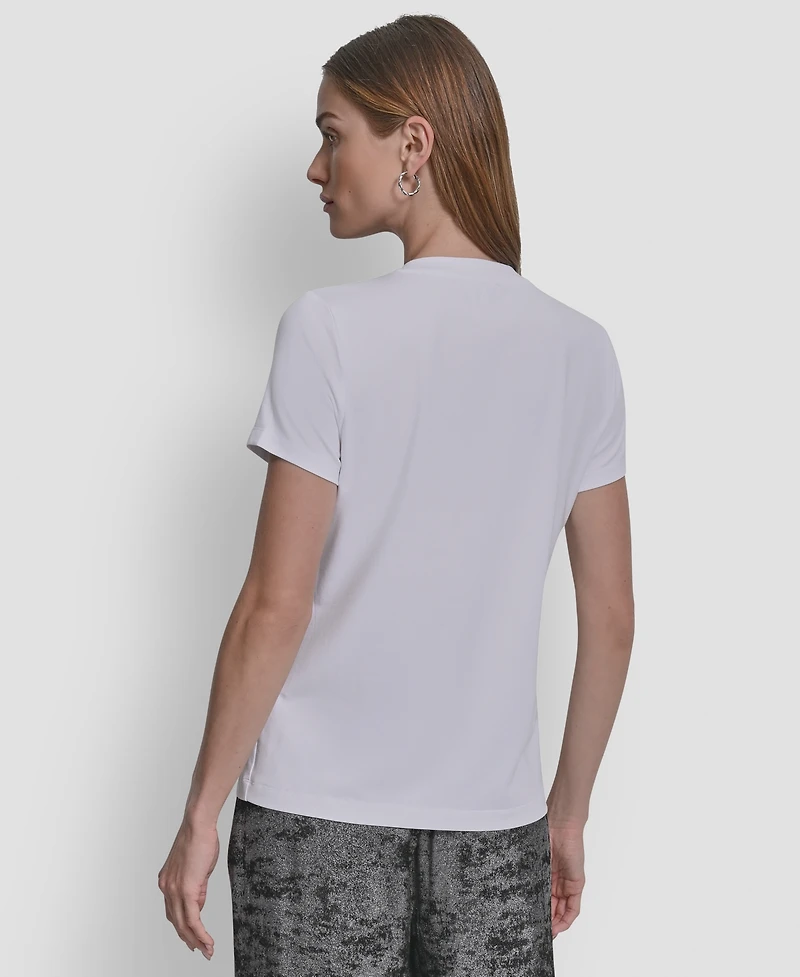Dkny Women's Nyc Skyline Conversational T-Shirt