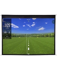 Bearwill Golf Net Simulator Impact Screen - 86x89 Inch Hd Blank Screen Only