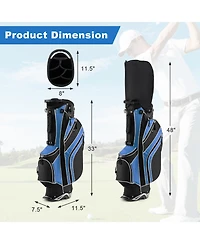 Akiudex Lightweight Golf Stand Bag with Dividers and Pockets