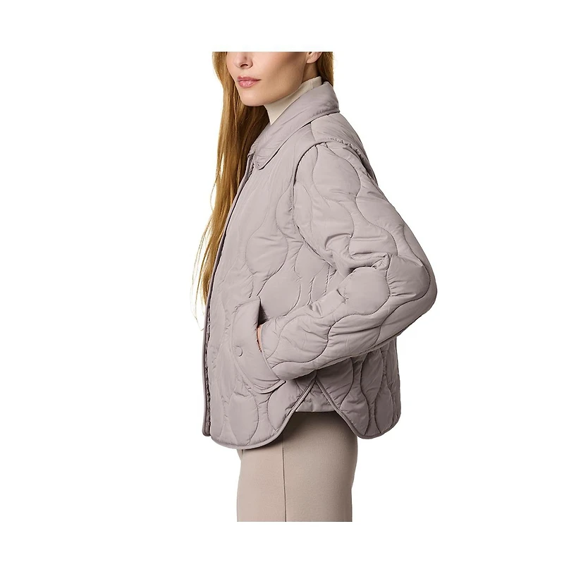 Bernardo Collared Quilted Jacket