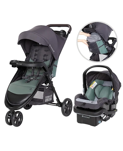 Baby Trend Baby Sonar Cargo 3-Wheel Travel System-Desert Sage - Desert Sage