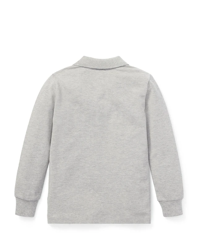 Polo Ralph Lauren Toddler and Little Boys Cotton Mesh Long Sleeve