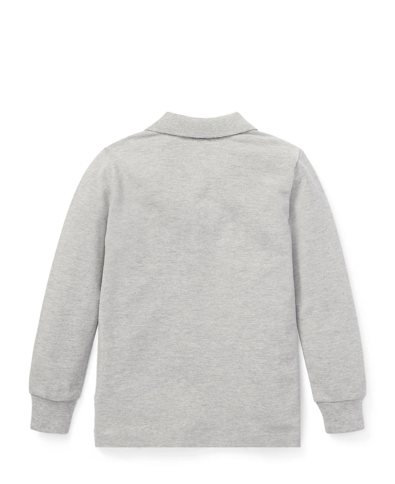 Polo Ralph Lauren Toddler and Little Boys Cotton Mesh Long Sleeve Shirt