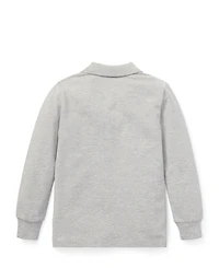 Polo Ralph Lauren Toddler and Little Boys Cotton Mesh Long Sleeve Shirt