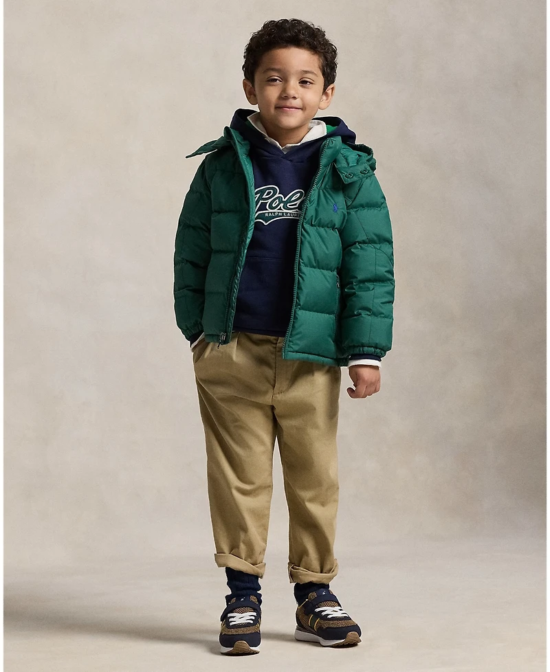 Polo Ralph Lauren Toddler and Little Boys Ripstop Down Hooded Jacket