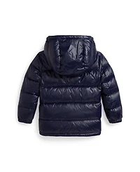 Polo Ralph Lauren Toddler and Little Boys Glossed Hooded Down Jacket
