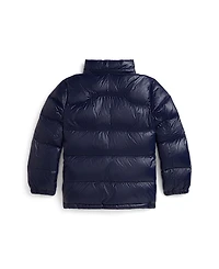 Polo Ralph Lauren Big Boys Glossed Hooded Down Jacket