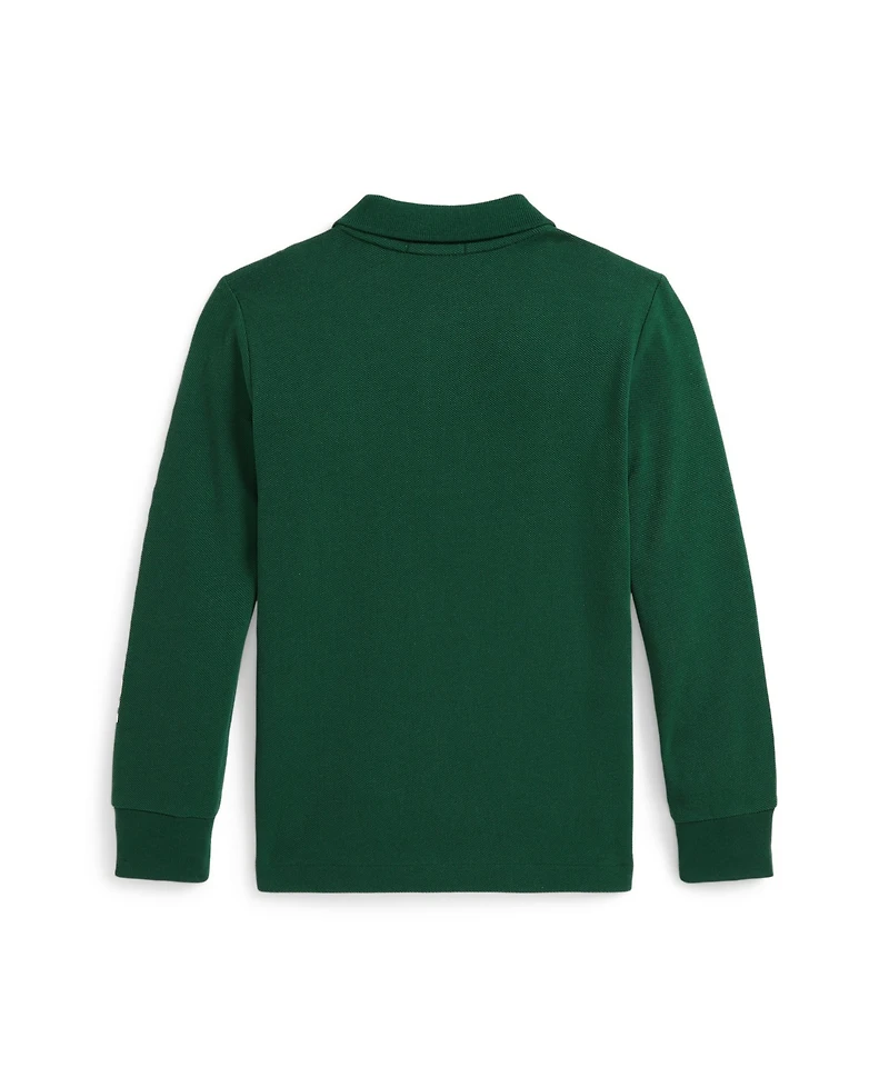 Polo Ralph Lauren Toddler and Little Boys Logo Cotton Mesh Shirt