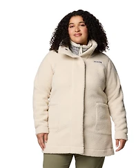 Columbia Plus Size Active Panorama Stand-Collar Long Jacket