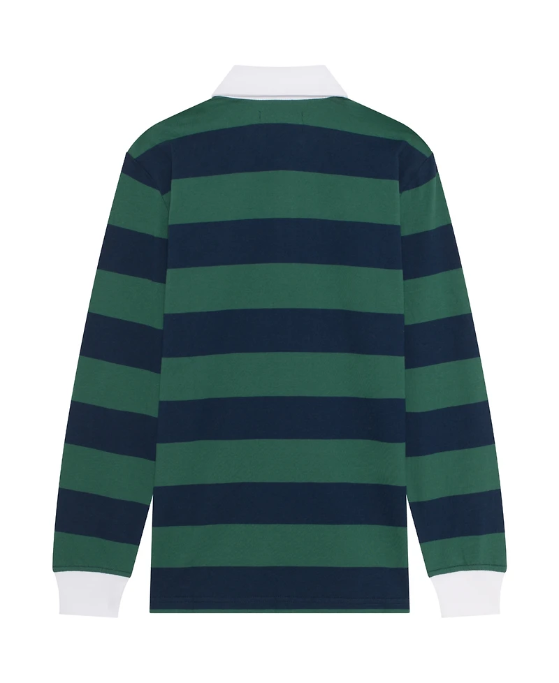 B By Brooks Brothers Big Boys Rugby Long Sleeve Polo Shirt