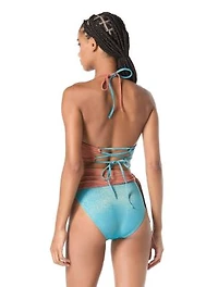 Vince Camuto Womens Wrap Front Bikini Top Sash Tie High Waist Bikini Bottoms