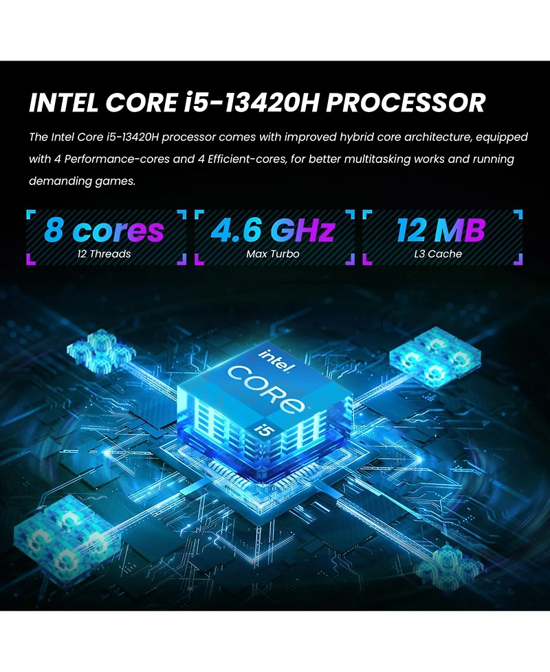 Msi Thin Rtx 4060 Ai Gaming Laptop, 15.6" Fhd 144Hz, Intel i5-13420H, Nvidia GeForce Rtx 4060, Backlit Keyboard, Wi-Fi 6