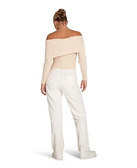 Belle & Bloom More Than Words Collared Knit Top
