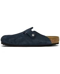 Birkenstock Men's Boston Suede Leather Birko-Flor Clogs from Finish Line