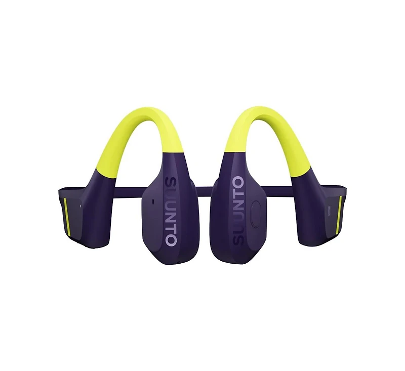 Suunto Aqua Waterproof Open-Ear Swimming Bone Conduction Bluetooth Headphones with Built in MP3 Player - Blue